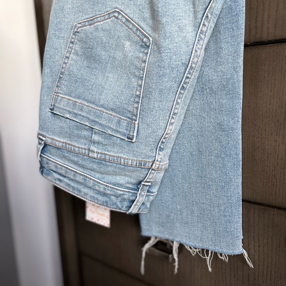 Free People CRVY High Rise Vintage Straight Jeans - Picture 4 of 13